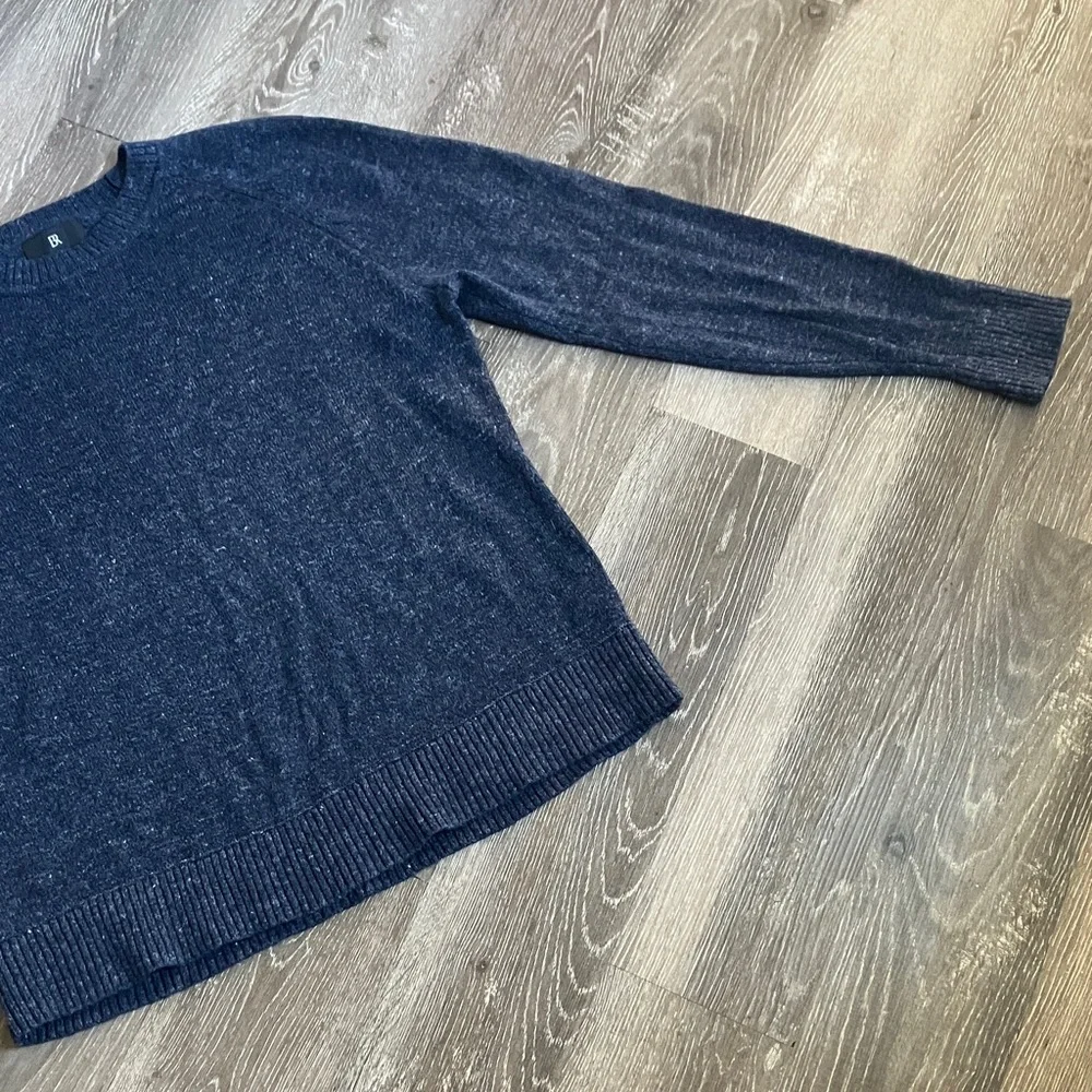 Banana Republic Giorgio Cotton-Linen Crew Neck Sweater